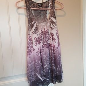 Purple ombre  tank.